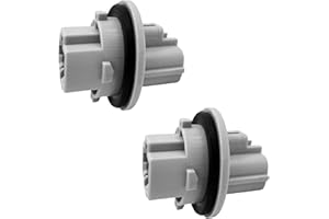 DWARFOO 2 PCS Front Turn Signal Light Bulb Plug Socket, 90075-60060 Socket Plug Front Turn Signal Light Bulb Socket Replacement for Toyota Tundra, Tacoma, Sequoia, 4Runner, Venza