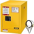 Vevor 17" x 17" x 22" Flammable Cabinet Galvanized Steel, Safety Cabinet, Adjustable Shelf Flammable Storage Cabinet, for Commercial Industrial and Home Use: Industrial & Scientific