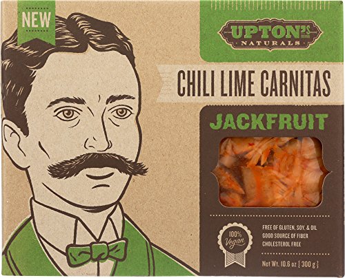 Upton’s Naturals Jackfruit - 10.6 oz boxes (Pack of 10) (Chili Lime Carnitas) - Thumbnail 3