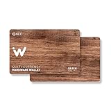 Crypto Wallet - Pack of 2 - Wood Design Card for