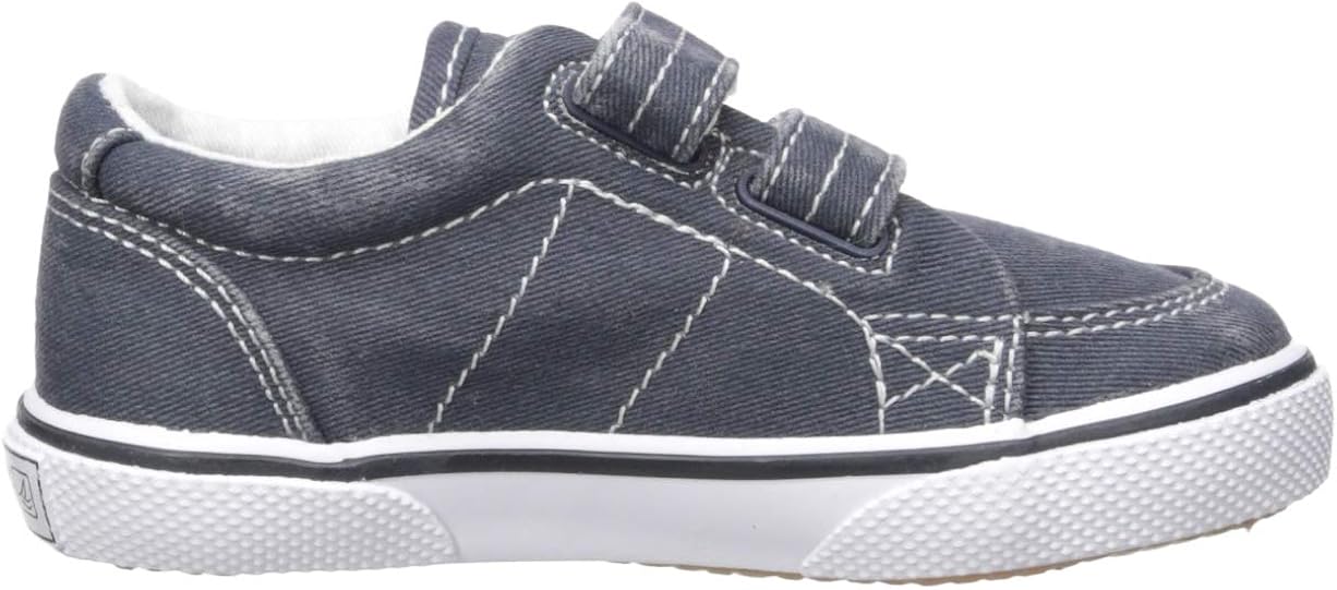 sperry halyard hook & loop boat shoe