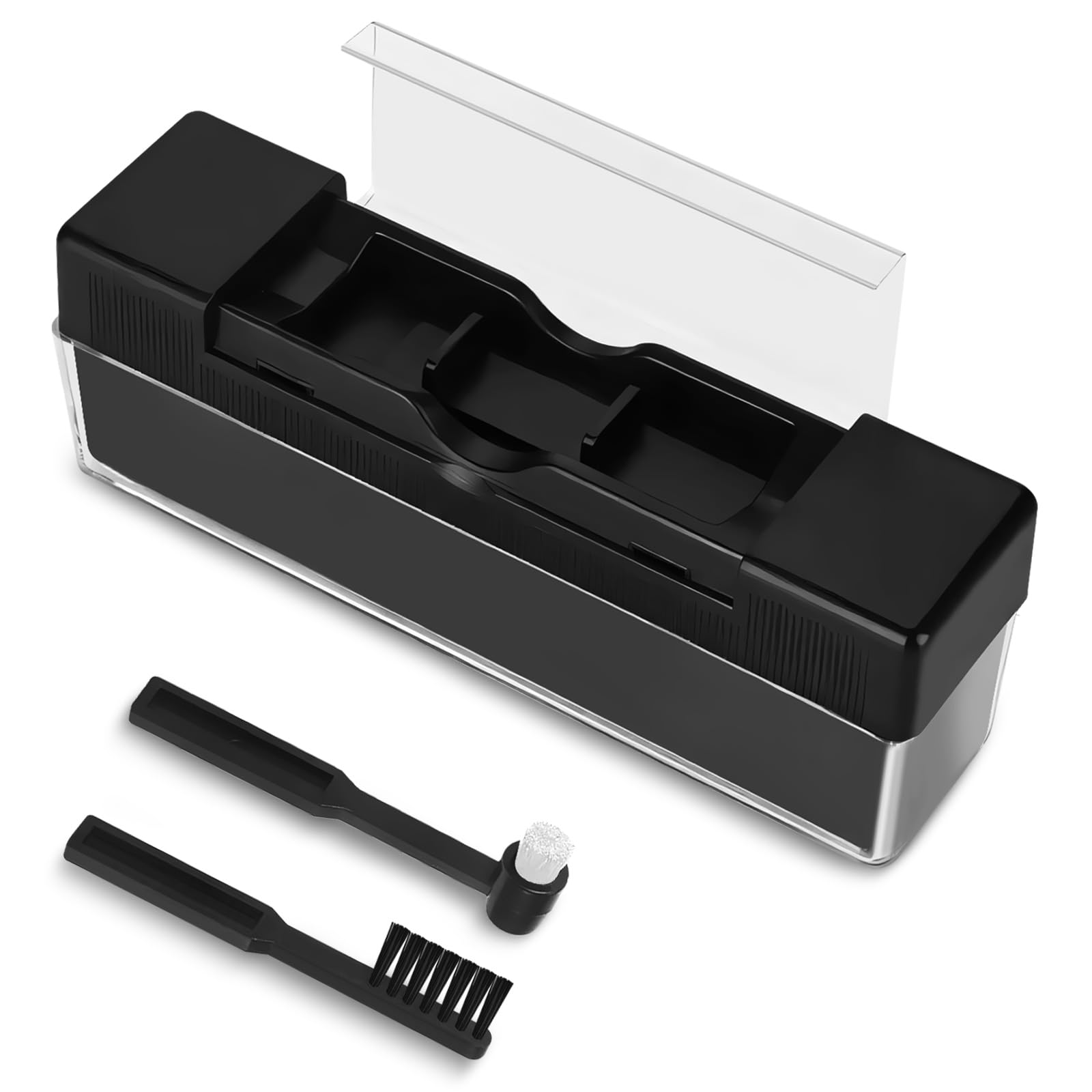 Vinyl Record Cleaner Kit, 3 in 1 Super Soft Velvet Cleaner Vinyl Brush, Anti-Static Vinyl Cleaning Kit for DVD, LP, CD Cleaning and Scratch Removal