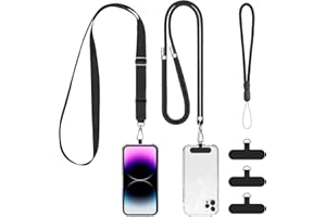Python Trend One Cell Phone Lanyard Universal for iPhone Phone Full Case, Crossbody Cellphone Lanyards, Around Neck Necklace Sling, Cross Body Shoulder Strap, Anti-Theft, Hands Free (3 in 1)