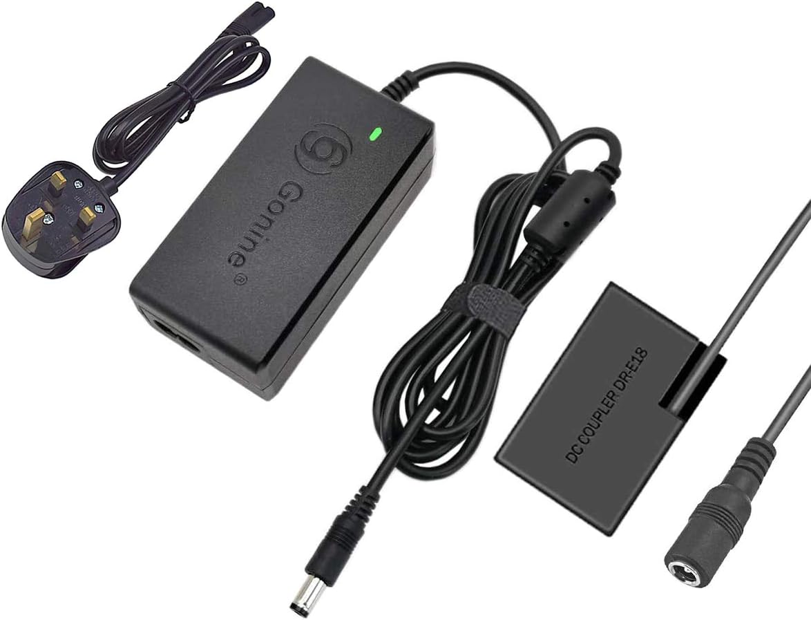 ACK-E18 AC Power Adapter Supply DR-E18 DC Coupler Charger Kit Replacement LP-E17 Battery for Canon EOS 750D 760D 800D 77D, Rebel T6i T6s T7i, EOS Kiss X8i, EOS 8000D Cameras