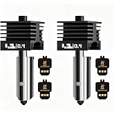 Bamboo Lab 0.4mm High Flow Nozzle for Bambu Lab P2S / H2D &ndash; 2 Packs Brass Nozzle, Smooth Printing, Easy Installation Replacement