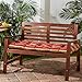 Greendale Home Fashions Indoor/Outdoor Bench Cushion, Roma Stripe, 51-Inch