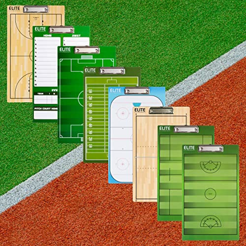 Elite Clipboards Dry Erase Baseball Coaches Clipboard DoubleSided
