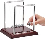 Juvale Newton's Cradle Balance Pendulum Desk Toy Kinetic Balls Physics Learning view 5