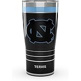 Tervis Traveler North Carolina Tar Heels - Night Game Triple Insulated Tumbler Travel Cup Keeps Drinks Cold & Hot, 20oz, Stainless Steel