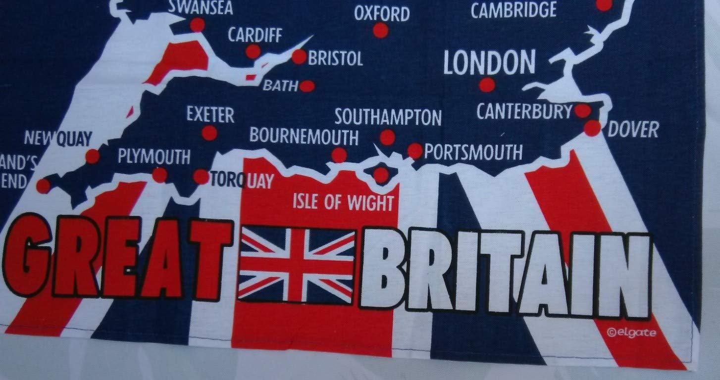 Great Britain Union Jack Tea Towel by Great Britain Tea Towel, Blue, 80x48 cm - Image 5