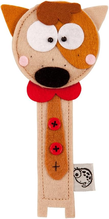 Cute Dog Felt Bookmark