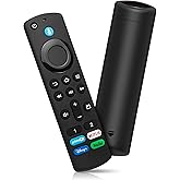 Voice Remote Control Replacement Fit for Fire 3rd Gen Smart TV Cube, Smart TV Stick(4K/4K Max/Lite/2nd /3rd Gen), for All Ins