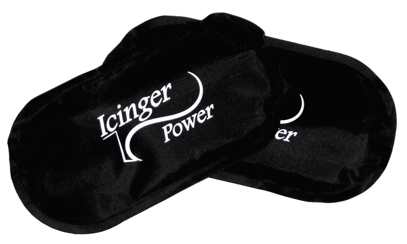 2 Large Hot Cold Gel Packs - 320g (11.3oz) - 26x13cm (10.2x5.1) - Confortable Resistant Nylon Wrapping