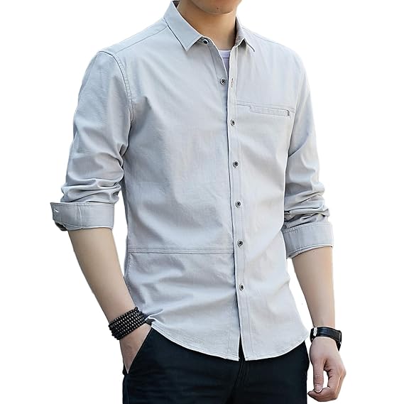 Amazon シャツ メンズ 长袖 オックスフォード シャツ カジュアル