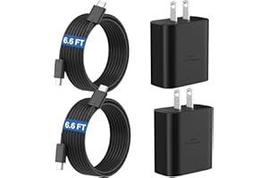 UBEARKK 45W Super Fast Charger USB C Android Phone Type C Charger Fast Charging Block with 6.6FT Charge Cord for Samsung Galaxy S25 Ultra/S25+/S24 Ultra/S24+/S23 Ultra/S23+/S22 Ultra/S22+/S20 Ultra/Note 10+