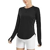 G4Free Women's Long Sleeve Workout Tops Sun Shirts Lightweight