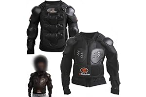 RIDBIKER Kids Chest Protector Motocross Dirt Bike Gear Motorcycle Full Body Armor Jacket Protective Back Spine Protector Vest Gear