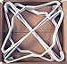 100 Standard Wire Shirt Hangers 16 Inch 14.5 Gauge (White)