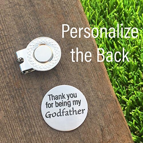 Godfather Gift Godfather Golf Ball Marker Thank you for Being My Godfather Godparent Godparent Gift Gift for Godfather Communion Dedication