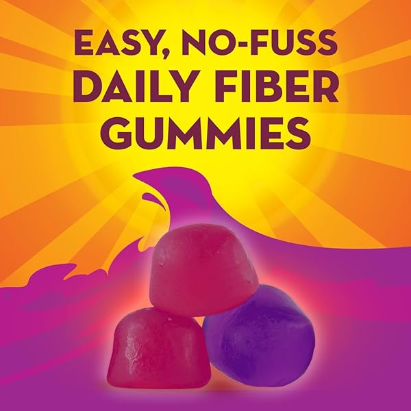 METAMUCIL KIDS FIBER SUPPLEMENT GUMMIES, NO SUGAR ADDED, 5G PREBIOTIC PLANT-BASED FIBER BLEND, MIXED BERRY FLAVORED, 120CT GUMMIES