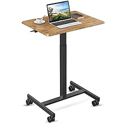 YSSOA Mobile Small Standing Desk - Rolling Desk