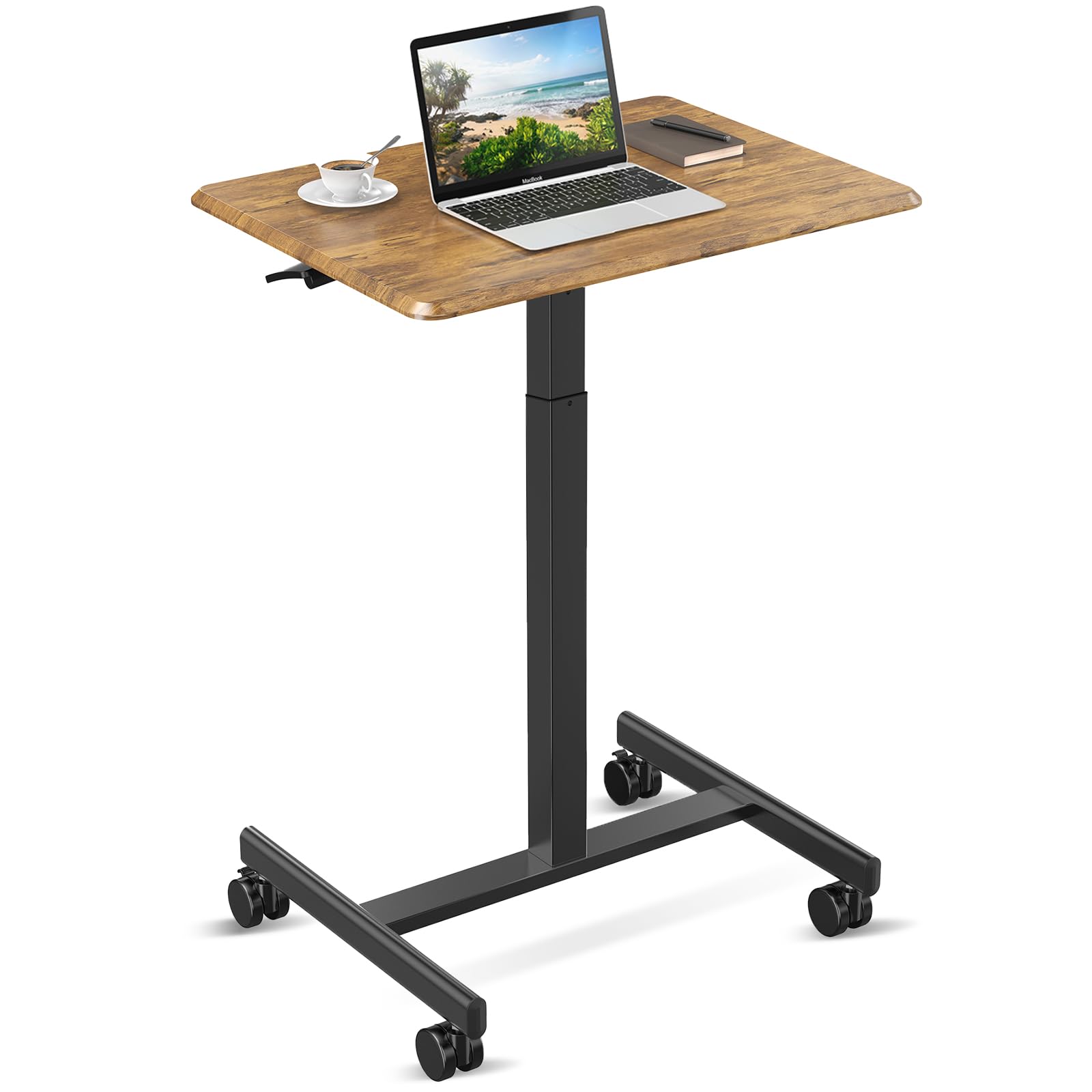 YSSOA Mobile Small Standing Desk - Rolling Desk