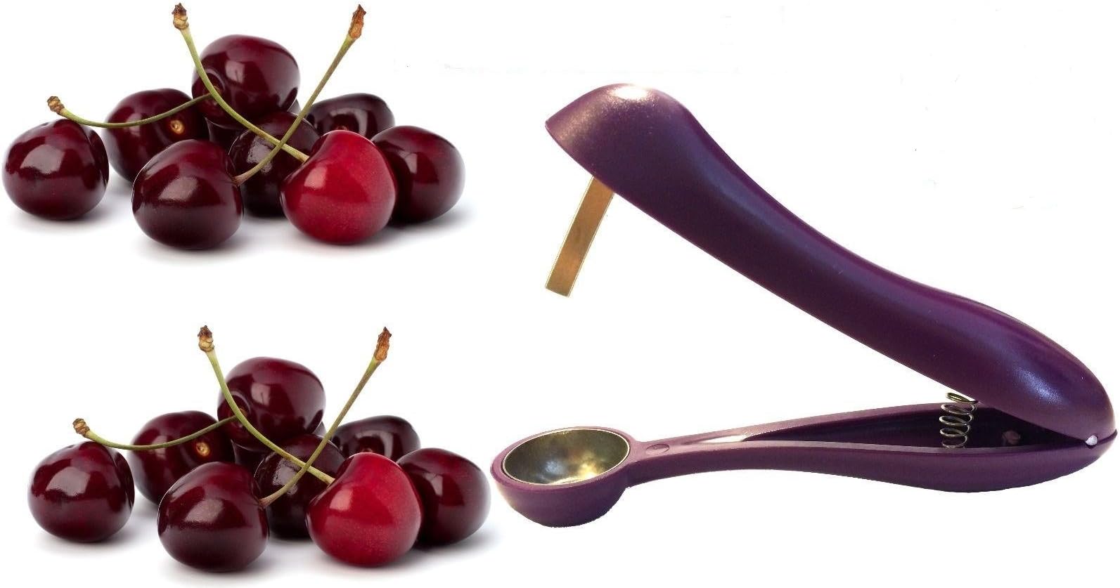 Cherry Pitter Olive Stoner USA Sell- Corer, Hand Held Seed Remover Cherries Tool