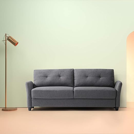 Amazon Com Zinus Ricardo Contemporary Upholstered 78 4 Inch Sofa