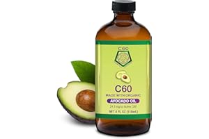 C60 PURPLE POWER C60 Power - AVO 4-oz.- Organic Avocado Oil, 4 Fl Oz, 99.99% Pure Carbon Fullerenes, Lift Oxidative Burden, Optimize Mitochondrial Function
