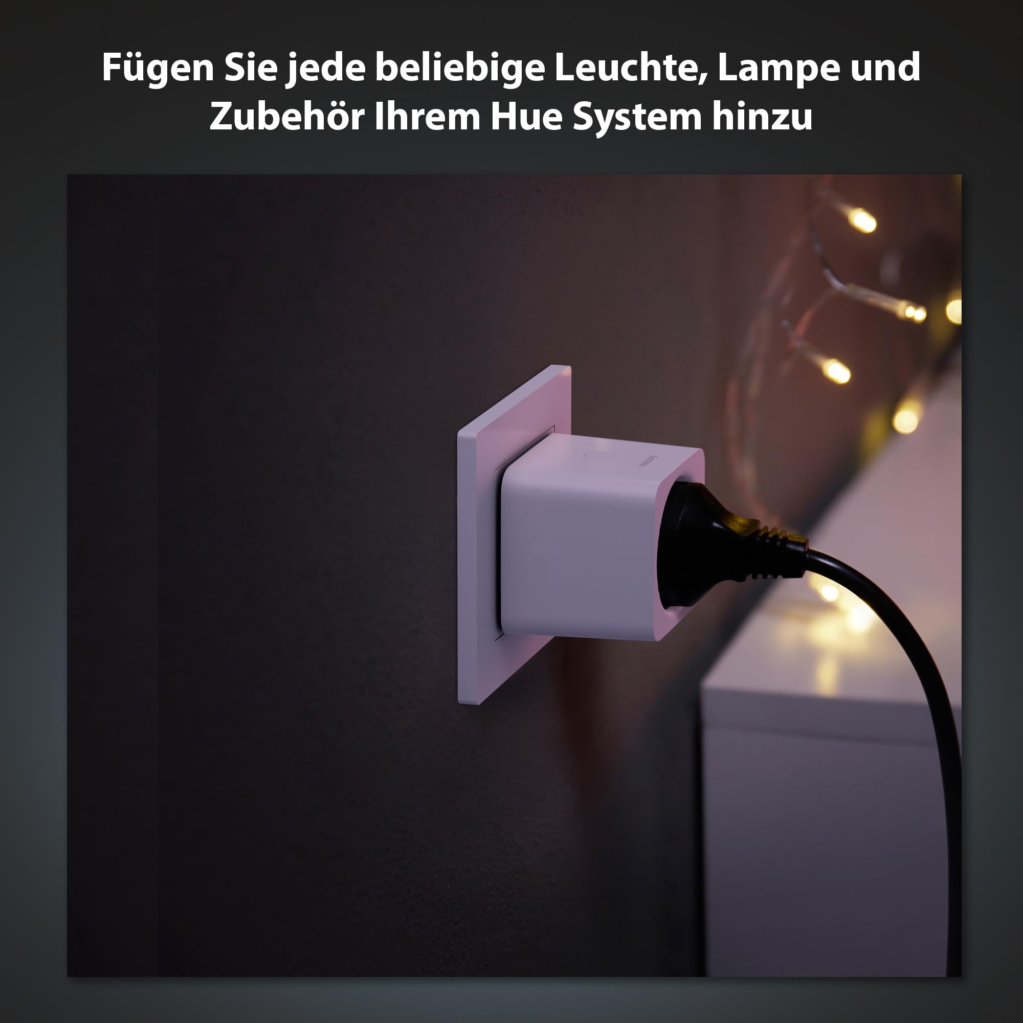 Philips Hue Smart Plug weiß, smarte Steckdose, kompatibel mit Amazon Alexa (Echo, Echo Dot), 3-er Pack 3