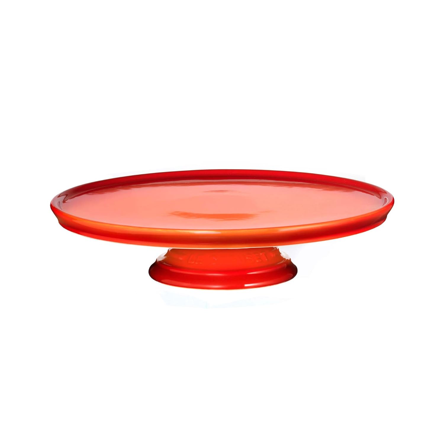 Le Creuset PG8600-232 Stoneware Cake Stand, 12-Inch, Flame