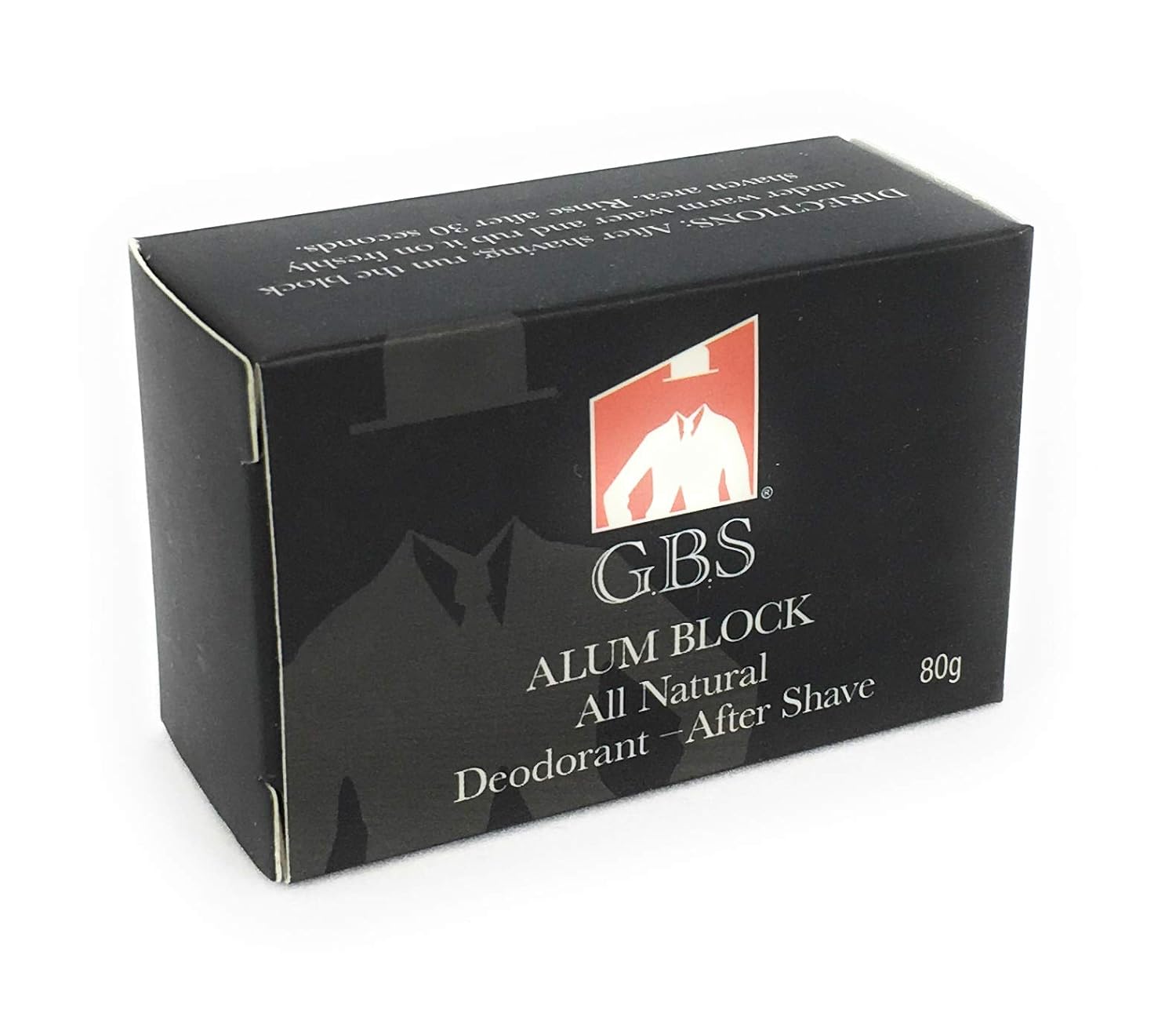 GBS Alum Stone All Natural After Shave,100% Alum, Shaving Accessory, (80 grams) - Soothing Facial Toner to Close Pores Helps Sooth Nicks and Cuts (Alum Only)