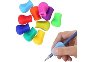 Ergonomic Silicone Pen Grip Handwriting Posture Correction Trainer for Children Adults Universal Writing Aid Left Right Hands