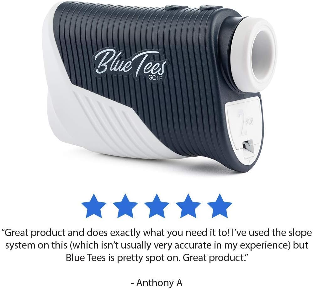 Blue Tees Golf Series 2 Pro Slope Laser Rangefinder for Golf 800 Yards Range - Slope Measurement, Flag Lock with Pulse Vibration, 6X Magnification : Sports & Outdoors