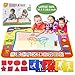 citymama Drawing Mat Doodle Magic mat water Drawing & writing Mat painting board 4 Colors with 3 Magic Drawing Pens and 14 Molds Kids Educational Toy mat Gift for Children Large Size 31.5
