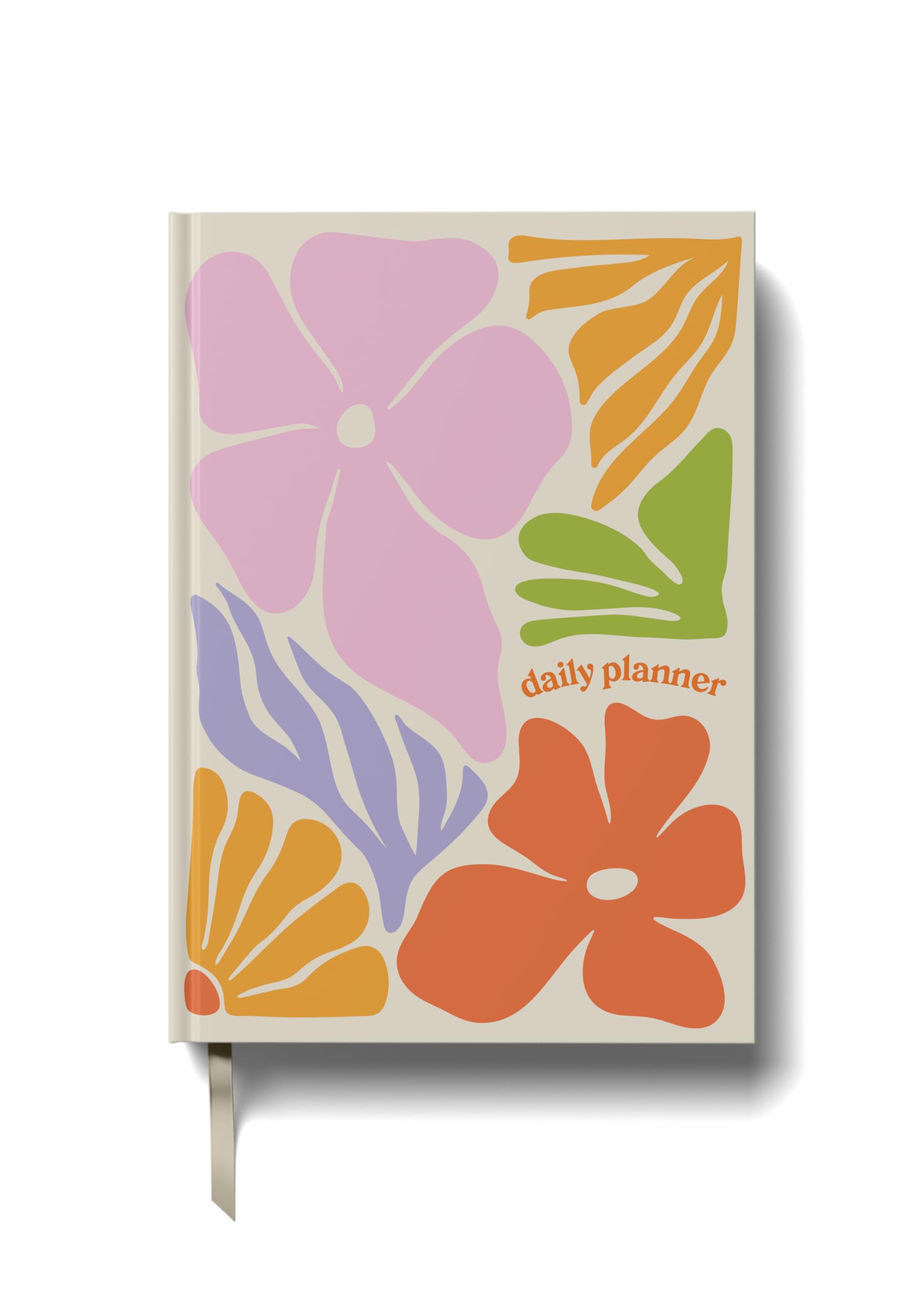 Yop & Tom Undated Daily Diary (A5) - Productivity Planner - Weekly and Daily Organizer with Time Slots - 22 Weeks - Botanical