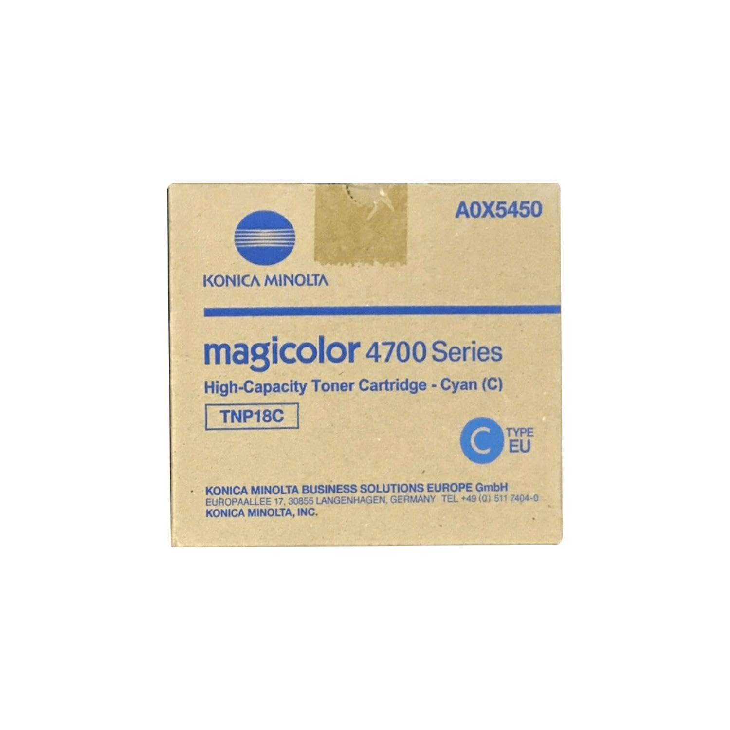 Konica Minolta - Toner cartridge - high capacity - 1 x cyan - 6000 pages