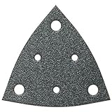 Fein 6-37-17-109-03-5 Assorted Triangular Hook & Loop Sanding Sheets w/Dust Extraction Holes 50 per Box 10 Ea: 60/80/120/180/240 Grits (63717109035)