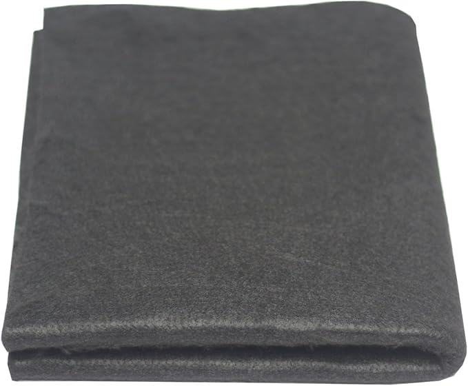 High Temp 18" X 24"(WL) x1/8" Carbon Fiber Welding Blanket Protect Work