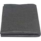 High Temp 18" X 24"(WL) x1/8" Carbon Fiber Welding Blanket Protect Work Area from Sparks & Splatte (18 x 24 inches)