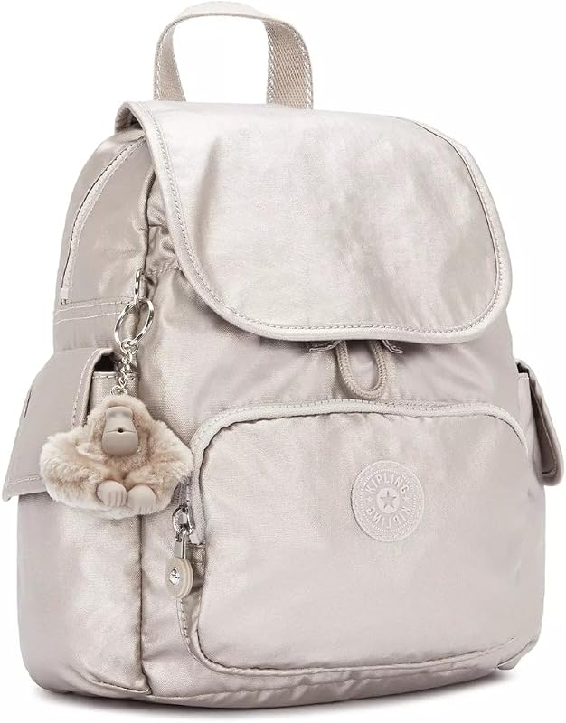 CITY PACK MINI Kleiner Rucksack, Metallic Glow (Silber)