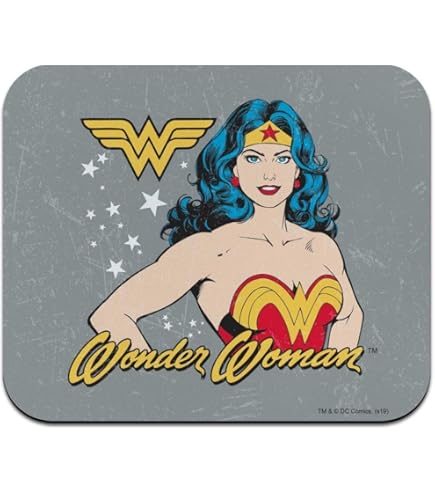 Wonder Super Woman Logo Gaming Mousepad Custom Design Mouse Pad, Non