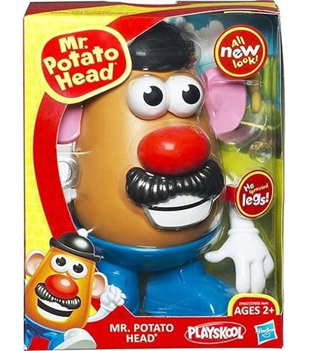 Mr. Potato Head – La Testa Di Patata Più Piccola Del Mondo, Giocattolo Collezionabile Con 3 Espressioni Facciali, Multicolore