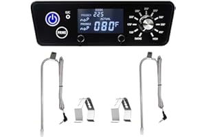 Shunbaixin Replacement For Pit Boss Grill Digital Temperature Control Board,Suitalbe for Pit Boss pbv3p1/pbv4ps1/pbv5p1Series Vertical Smoker, with 2 Meat Probes