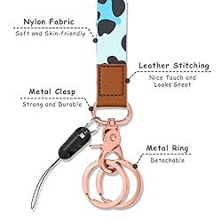 Rimilak Wristlet Keychain, Wrist Lanyard Key Chain