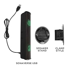 GOgroove SonaVERSE LED Speaker for Laptop Computer