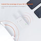 Tenda A9 N300 Universal WLAN Amplifier Repeater Two Antennas 300 Mbps White view 2