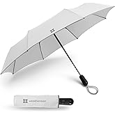 Weatherman Umbrella - Premium Small Compact Mini Umbrellas for Traveling - Windproof Umbrellaas Resists Up to 45 MPH Winds - Traveling Umbrellasa for Rain, Wind, Purse, Pocket, Backpack, Car - Portable Travel Umbrellas Easy Auto Open Close w/ Strong Fiberglass Frame