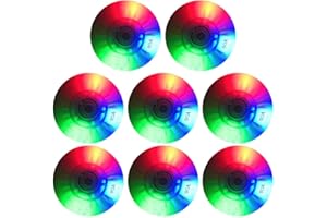 Gazaar 8 Pack Roller Blade Wheels 68mm 70mm 72mm Inline Skate Wheels with Bearings ABEC 9, Light Up Roller Blade Wheel Inline