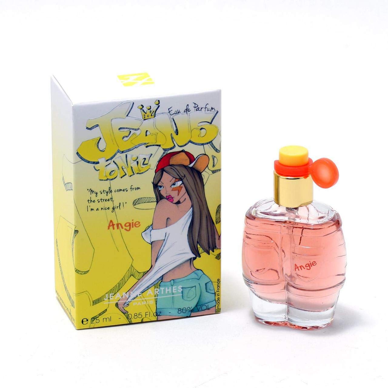 Jeans tonic angie for women 0.85oz EDP spray by Jeanne Arthes (746480029130)